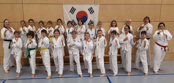 Neue Kindergruppe in der Taekwondo Abteilung