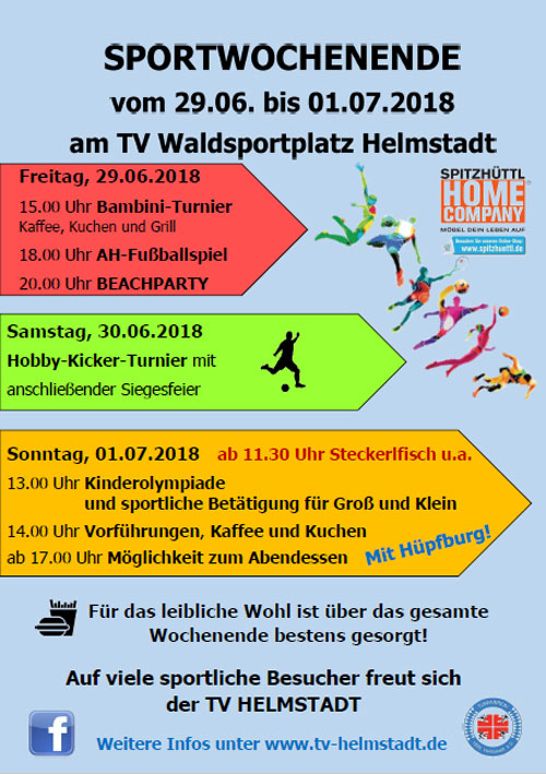 Sportwochenende am TV Waldsportplatz in Helmstadt