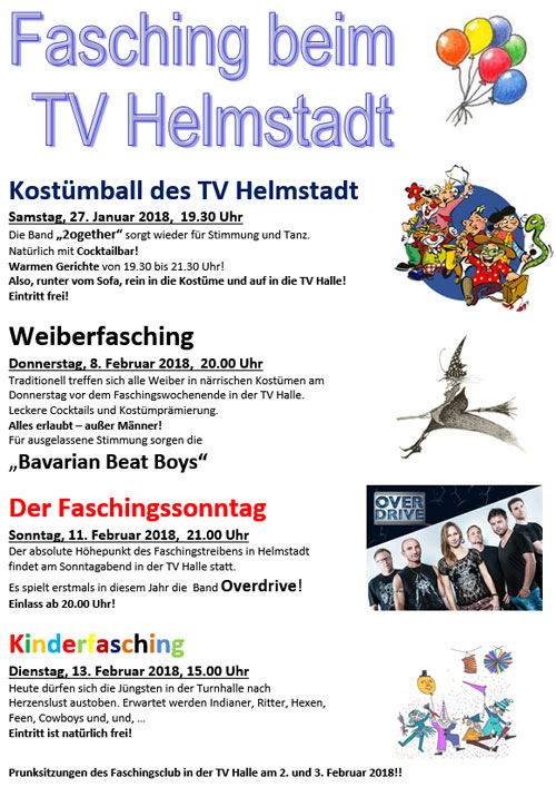 Fasching beim TV Helmstadt