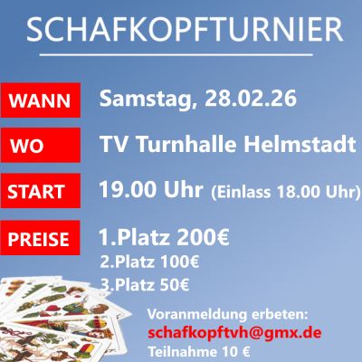 Schafkopfturnier TVH