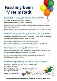Fasching beim TV!